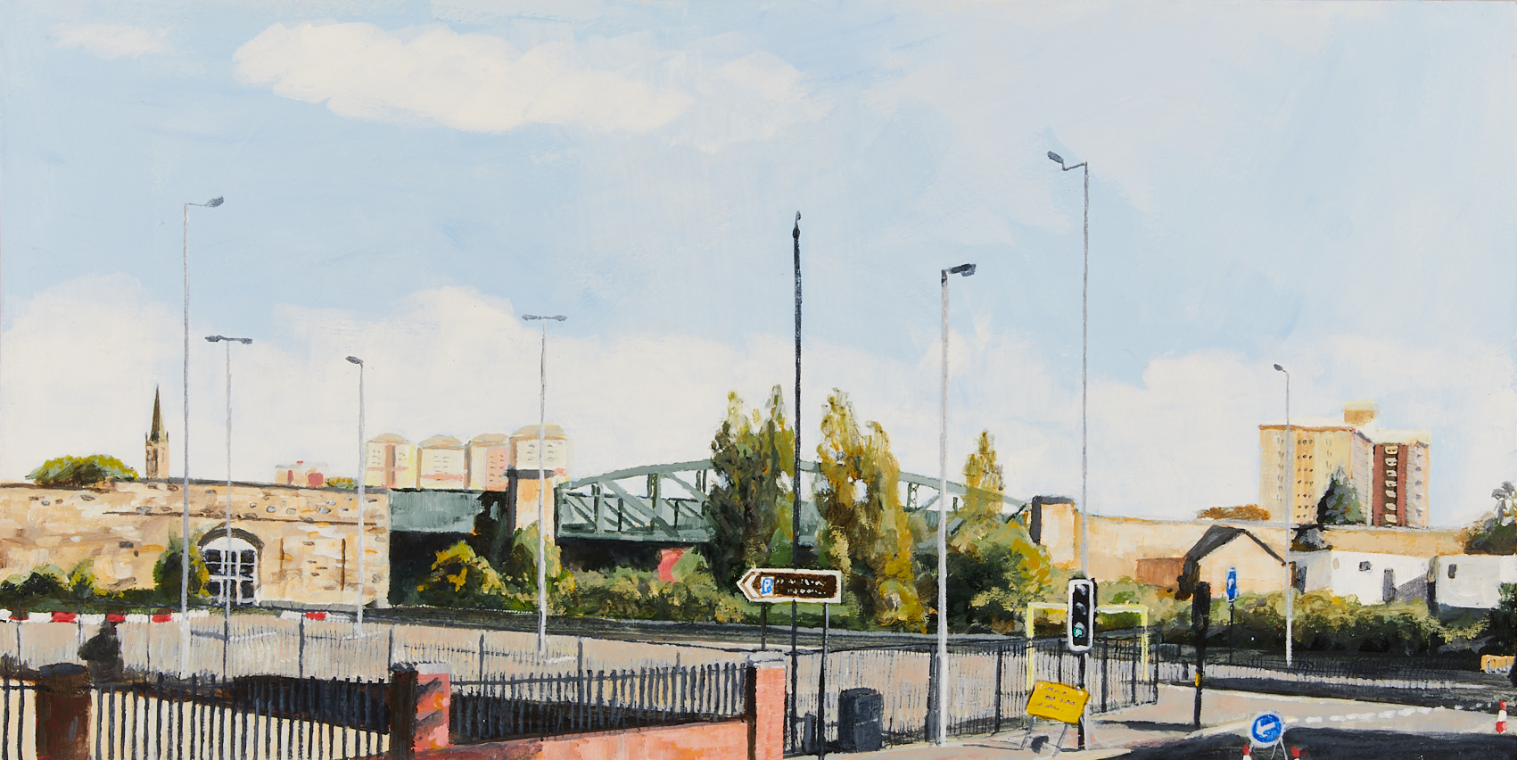 22 Tuesday 21st April - Towards the City Centre looking over The Hepworth Wakefield car park