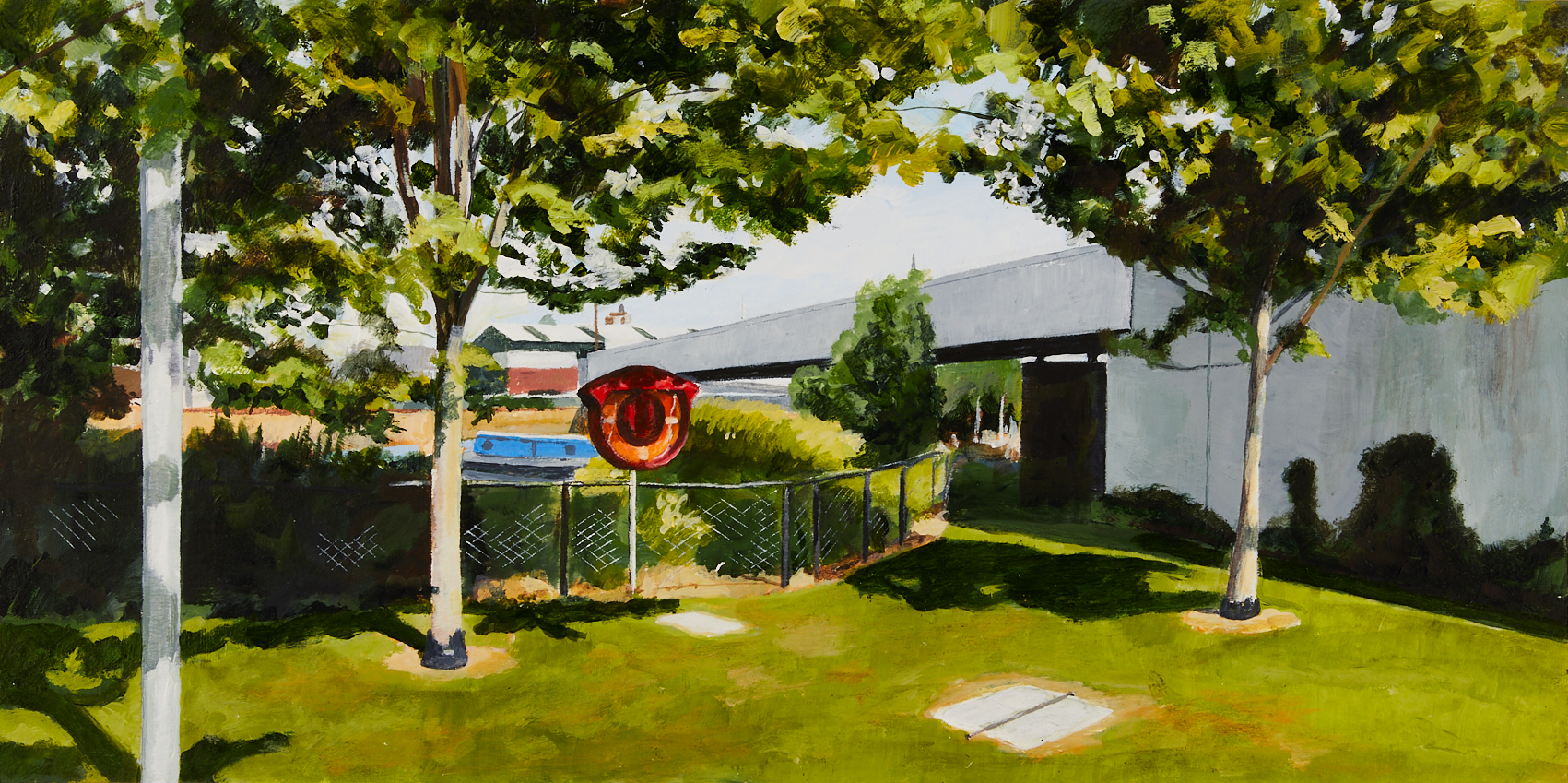 37 Thursday 21st May - From the garden at The Hepworth Wakefield looking towards the city centre