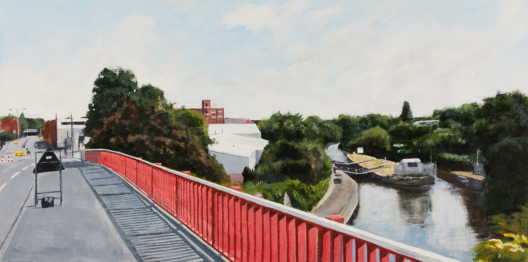 38 Tuesday 26th May - From road bridge on Denby Dale Road looking towards Thornes Lock